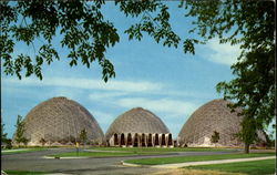 The New Horticultural Conservatory Milwaukee, WI Postcard Postcard