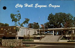 City Hall Eugene, OR Postcard Postcard