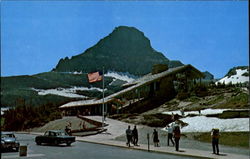 Logan Pass Visitor Center Glacier National Park Postcard Postcard