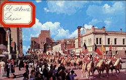 Annual Stock Show-Rodeo Parade Postcard