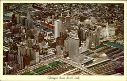 Air View Of Chicago's Illinois Postcard Postcard