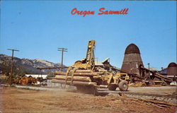 Oregon Sawmill Logging Postcard Postcard