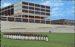 Graduation Parade Colorado Springs, CO Postcard Postcard