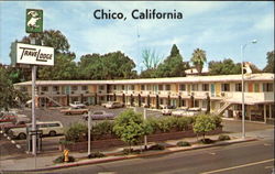 Chico Trave Lodge California Postcard Postcard