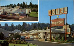 Maywood Motel, 9300 N. E. Sandy Blvd Portland, OR Postcard Postcard