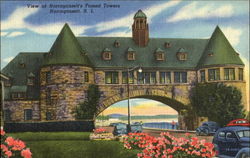 View Of Narragansett's Famed Tower Postcard