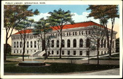 Public Library Postcard