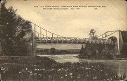 Old Chain Bridge Postcard