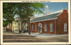 Post Office And Atheneum Postcard