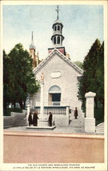 The Old Church And Miraculous Fountain Postcard