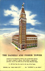 The Daniels And Fisher Tower Postcard