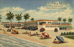 Sunny Isle Motel, 16525 Collins Avenue Miami Beach, FL Postcard Postcard