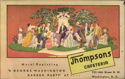 Thompsons Cafeteria, 725 - 14th Street N. W Washington, DC Washington DC Postcard Postcard