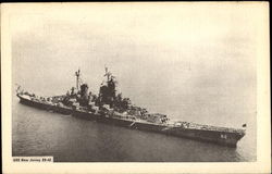 USS New Jersey BB-62 Navy Postcard Postcard