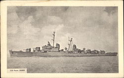 USS Furse Dd882 Postcard