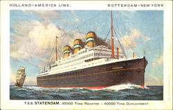 Holland America Line Postcard