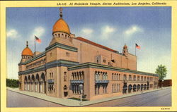 Al Malaikah Temple, Shrine Auditorium Postcard