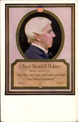 Oliver Wendell Holmes Postcard Postcard