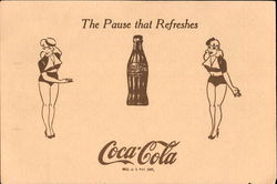 The Pause That Refreshes Coca-Cola Coca Cola Postcard Postcard