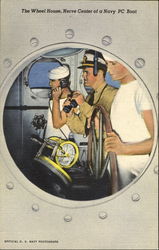 The Wheel House Navy Postcard Postcard