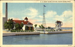 U. S. Coast Guard Station Postcard