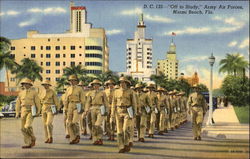 Off To Study Army Air Forces Postcard