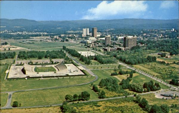 Aerial View University Of Massachusetts Amherst Ma 