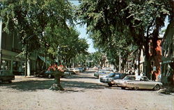 Lower Main Street Nantucket, MA Postcard Postcard