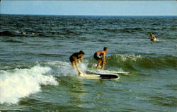 Surfing Postcard