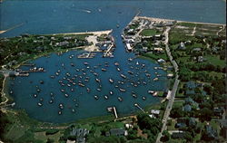 Air View Of Wychmere Harbor And Wychmere Harbor Club, Snow Inn Rd Postcard