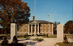 Town Hall Braintree, MA Postcard Postcard