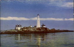 Boston Light Postcard