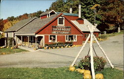 Gould's Sugar House, Mohawk Trail Route 2 Postcard