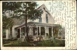 The Home Of Miss Lizzie L. Johnson Casey, IL Postcard Postcard