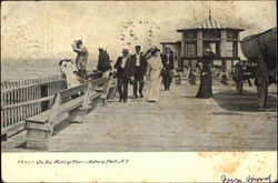 On The Fishing Pier Postcard