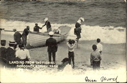 Landing From The Fishing School Asbury Park, NJ Postcard Postcard