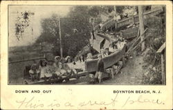 Down And Out Boynton Beach, NJ Postcard Postcard