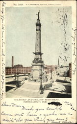 Soldiers' And Sailors' Monument Postcard