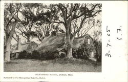 Old Fairbanks Mansion Postcard