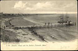 Hewett's Wharf And The Harbor Postcard