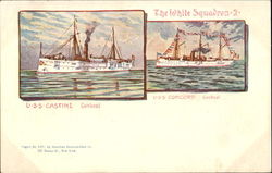 The White Squadron Postcard