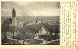 View Toward East Albany From The Capitol New York Postcard Postcard