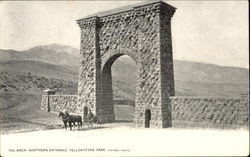 The Arch Northern Entrance, Yellowstone Park Yellowstone National Park Postcard Postcard