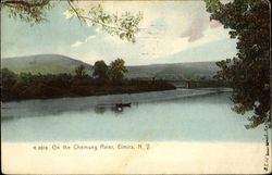 On The Chemung River Postcard