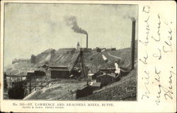 St. Lawrence And Anaconda Mines Butte, MT Postcard Postcard