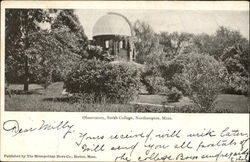 Observatory, Smith College Northampton, MA Postcard Postcard