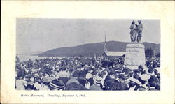 Battle Monument Unveiling Postcard