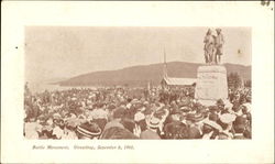 Battle Monument Unveiling 1903 Postcard