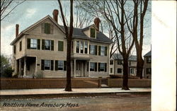 Whittiers Home Amesbury, MA Postcard Postcard