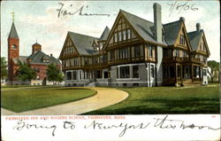 Fairhaven Inn And Rogers School Postcard